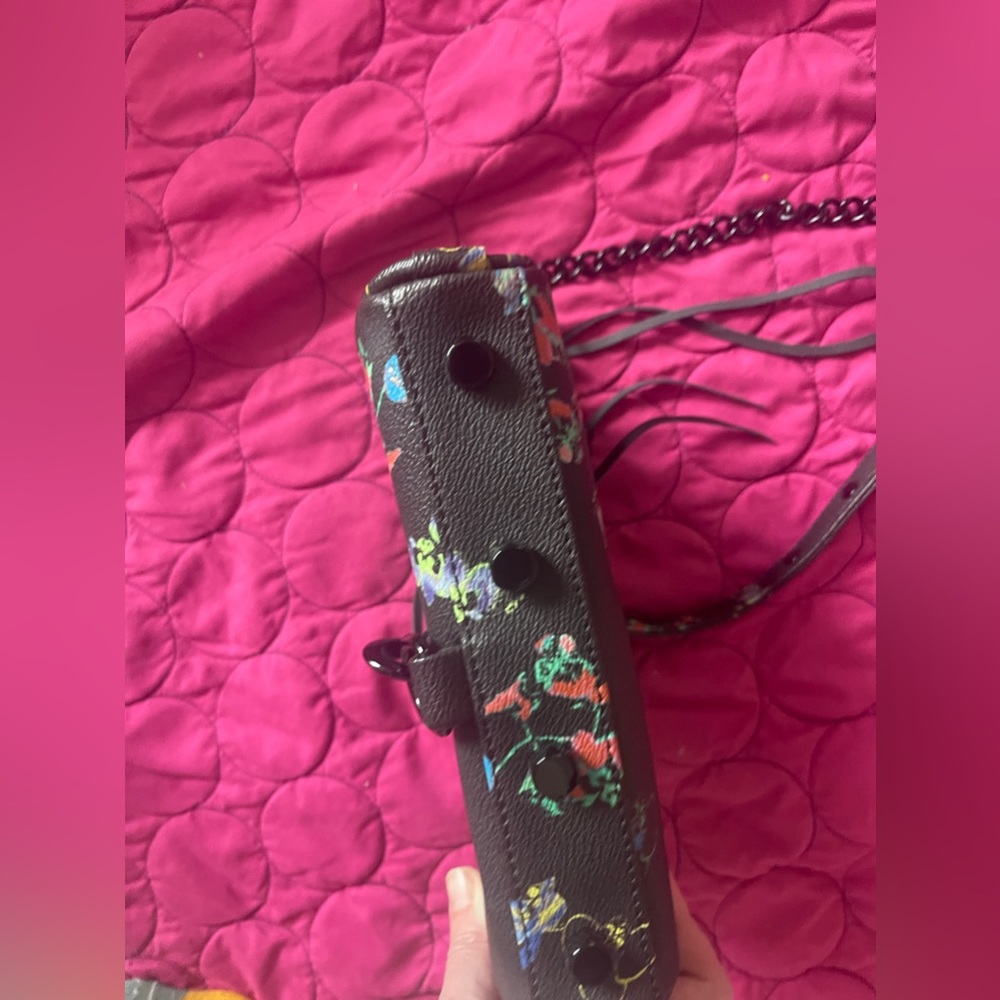 Rebecca Minkoff purse floral butterfly print - Picture 8 of 10